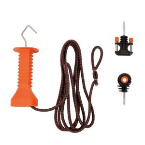 Köievärava komplekt, terra (elastne, 3-6m)