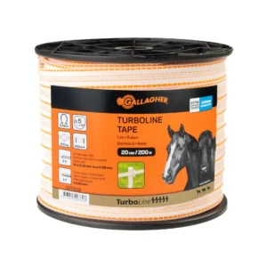 Gallagher TurboLine lint 20 mm, valge (200m)