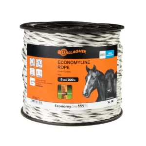 Gallagher EconomyLine nöör, valge (200m)