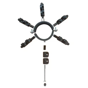 Gallagher vihmaveetoru klamber-isolaator kivinugise komplektile (1tk)