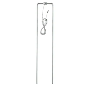 Gallagher topelt 0,5 m mobiilne maavarras 8 mm tsingitud terasest, 3 m kaabliga