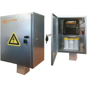 Gallagher tsingitud vandaalikindel kast aku- ja karjuseaparaadi kaitseks, 412×270×565 mm