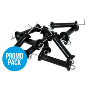 Gallagher Gate Grip väravakäepide N-konksuga, must (10 tk)