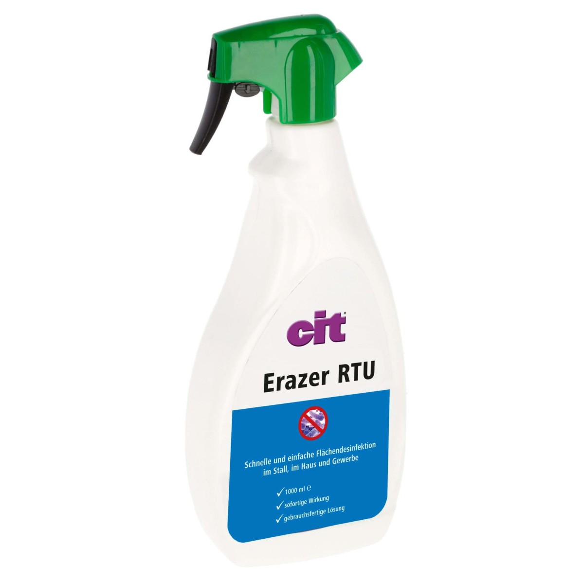 ERASER RTU Surface Disinfection Spray, 1L, CIT ERASER RTU Surface Disinfection Spray, 1L, CIT