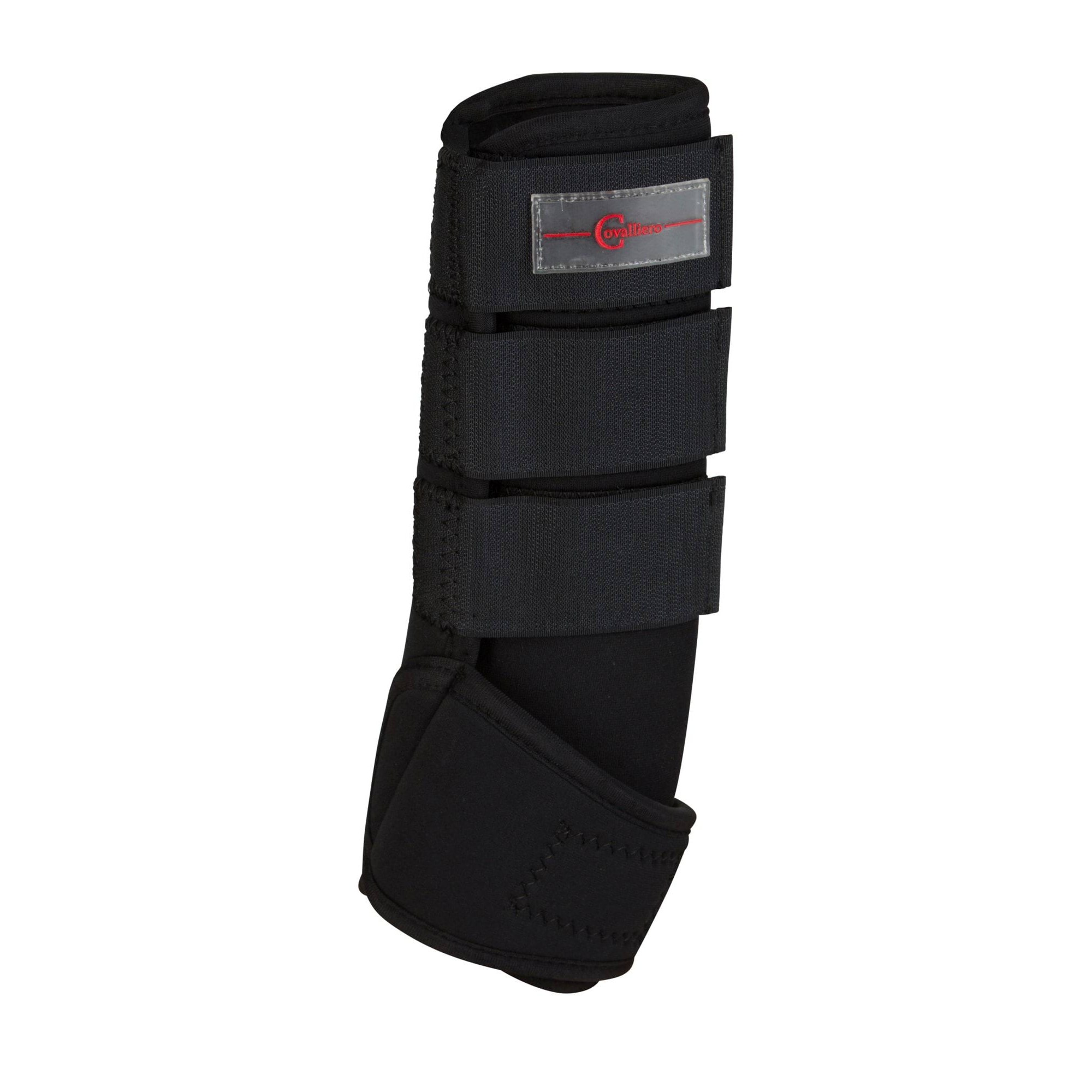 kerbl-320132 Fetlock gaiters synthetic rub. black, size cob, set of 4 pcs.