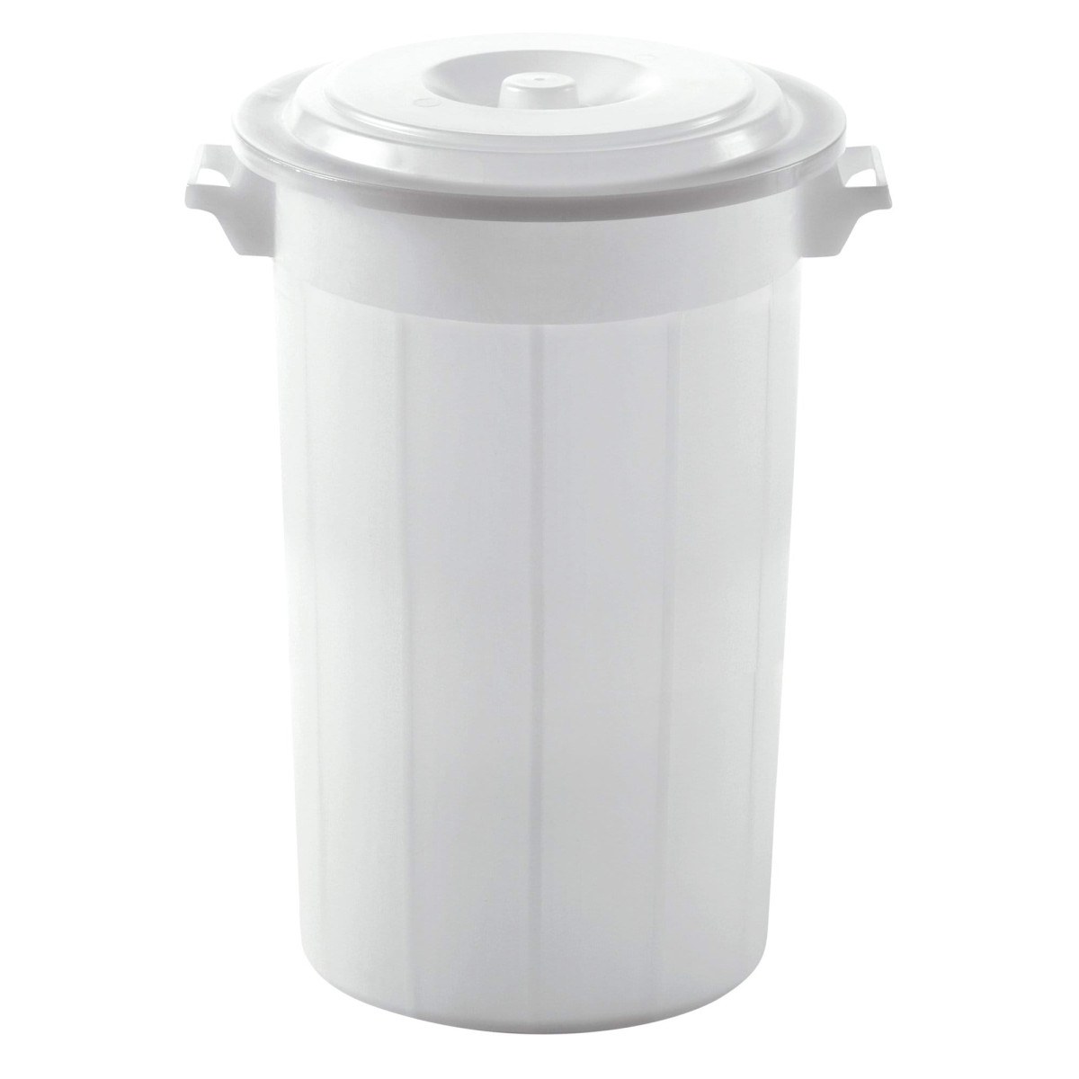 kerbl-3210250 Kerbl söödatünn kaanega, 100 l valge