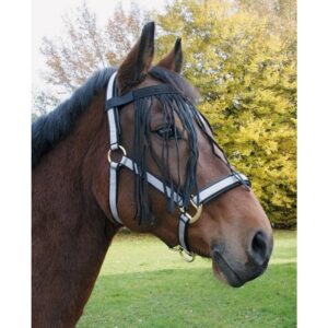 Fly fringe strap full, black