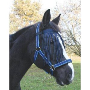 Fringe Ribbon Nylon, navy cob