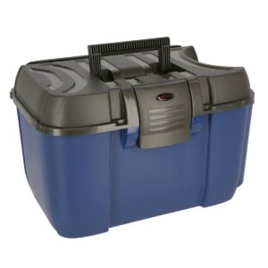 Grooming Box Jumbo blue/black with Removable Insert