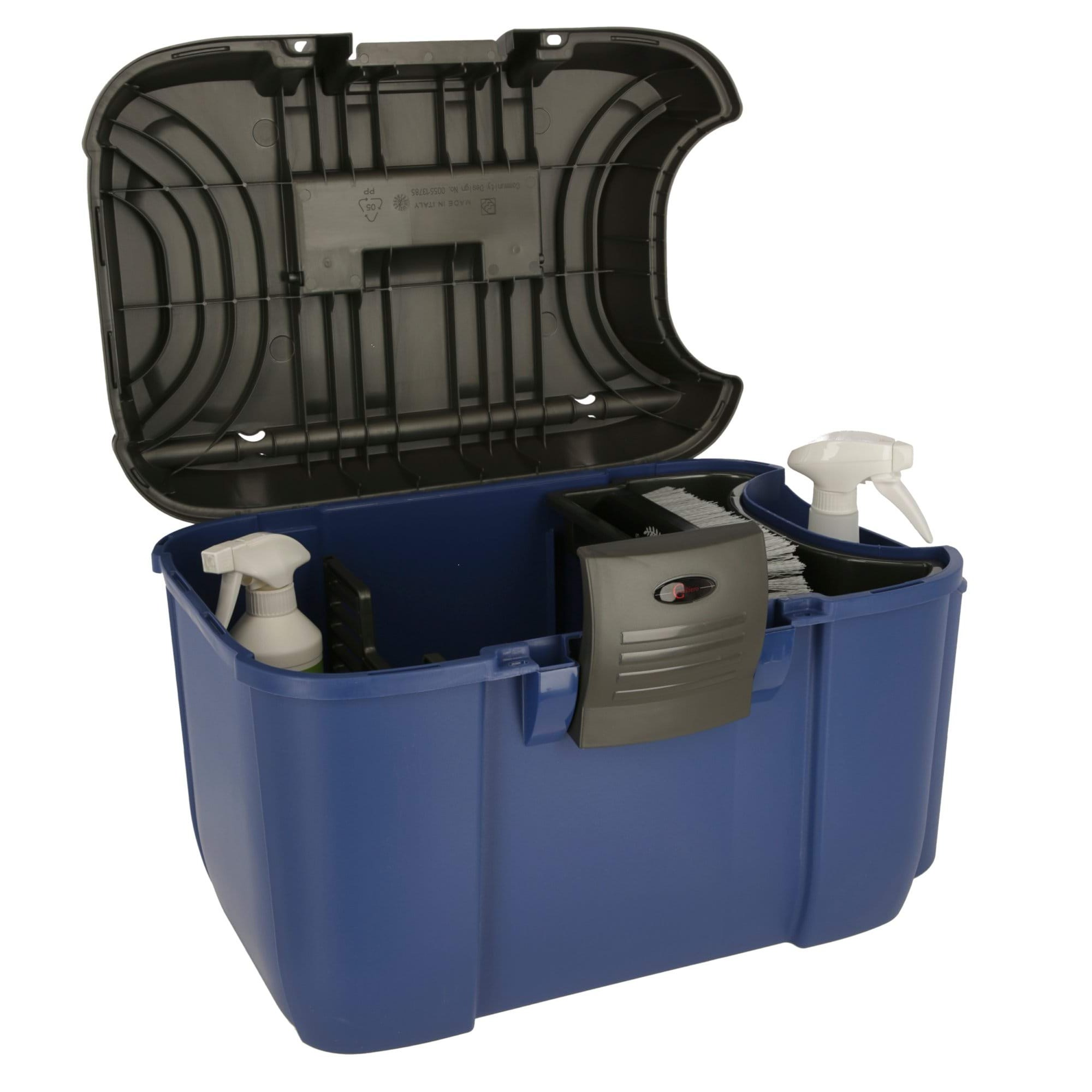 kerbl-3220553-g1 Covalliero Jumbo hoolduskast eemaldatava sisetaldrikuga, sinine/must – pilt 2
