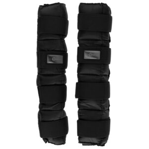 Cool. gaiters in pairs, black One size, w. cold packs