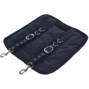 Chest extension for horse rugs, navy blue, Covalliero