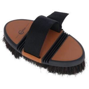 Flex HorseHair Brush 2K, brown/black, 18.5 cm, Covalliero