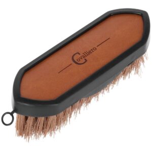 Deluxe Rice Brush, brown/black, 18 cm, Covalliero
