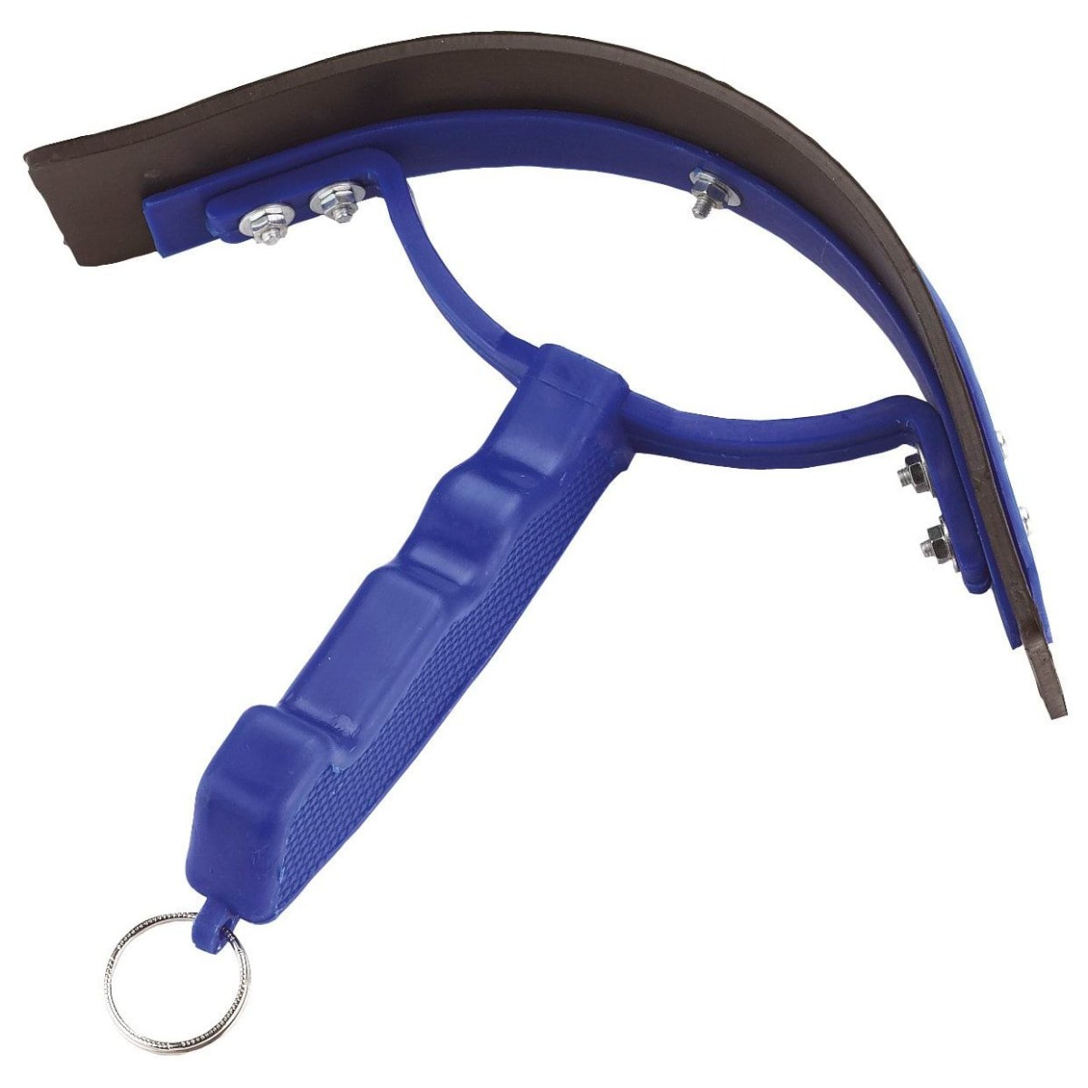 kerbl-3275 Sweat scraper blue with rubber edging