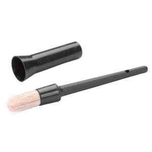 Hoof brush with cap, black