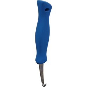Hoof trimming knife, left, plastic handle, narrow, short, Aesculap