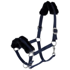 ClassicSoft horse halter, navy blue, Covalliero