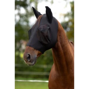 Fly Mask FinoStretch Zipper black, Covalliero