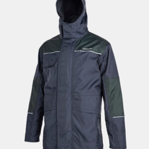 ISO940 meeste vihmaparka (must/sammal)
